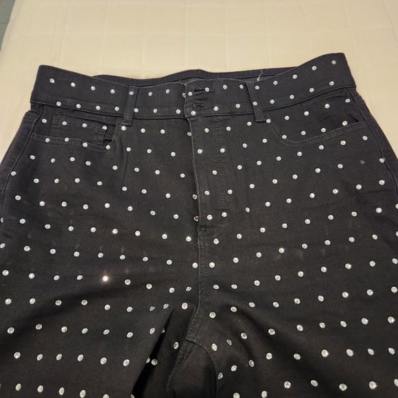 High Rise Rhinestone Jeans - Picture 3 of 10